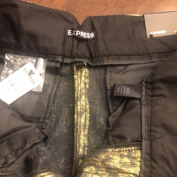 Golden Dress Shorts by Express - Picture 9 of 17